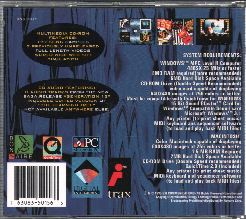 Saga - Saga Softworks - Cd