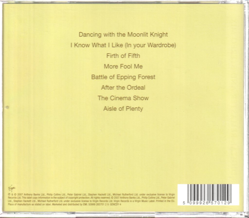 Genesis - Selling England By The Pound - Cd