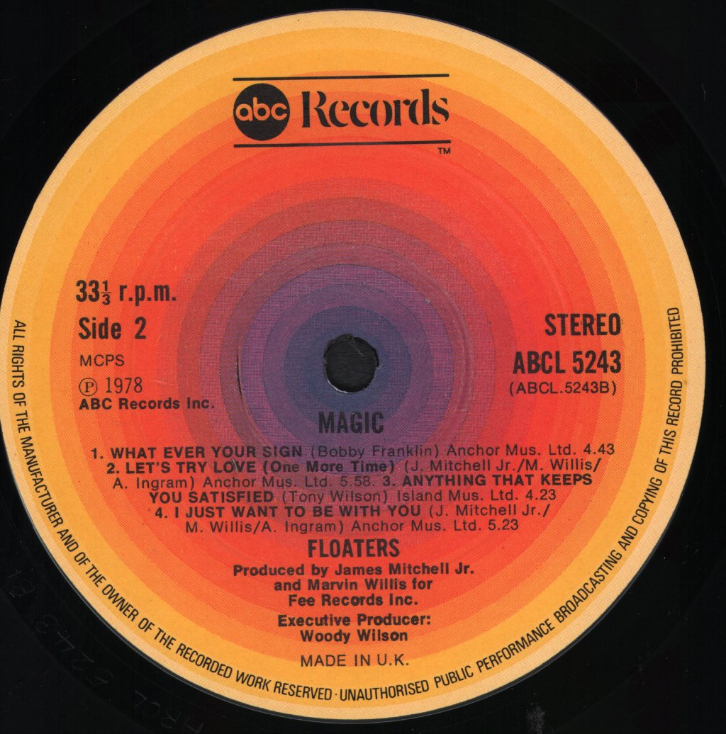 Floaters - Magic - Lp