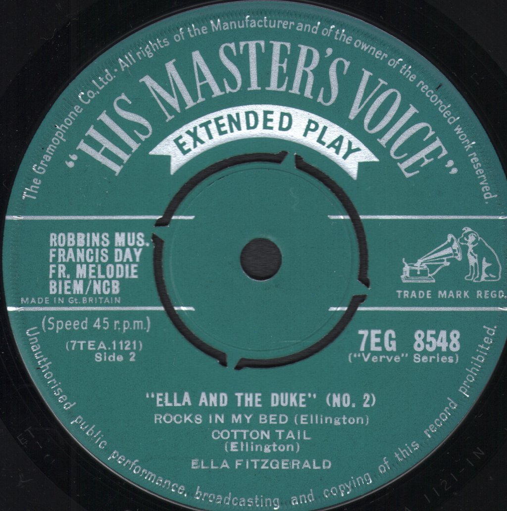 Ella Fitzgerald - Ella And The Duke (No. 2) - 7 Inch