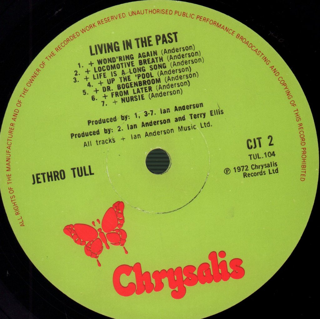 Jethro Tull - Living In The Past - Double Lp