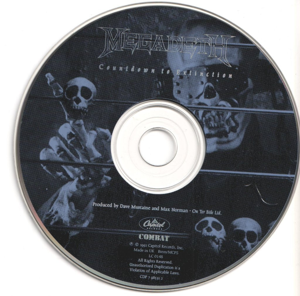 Megadeth - Countdown To Extinction - Cd