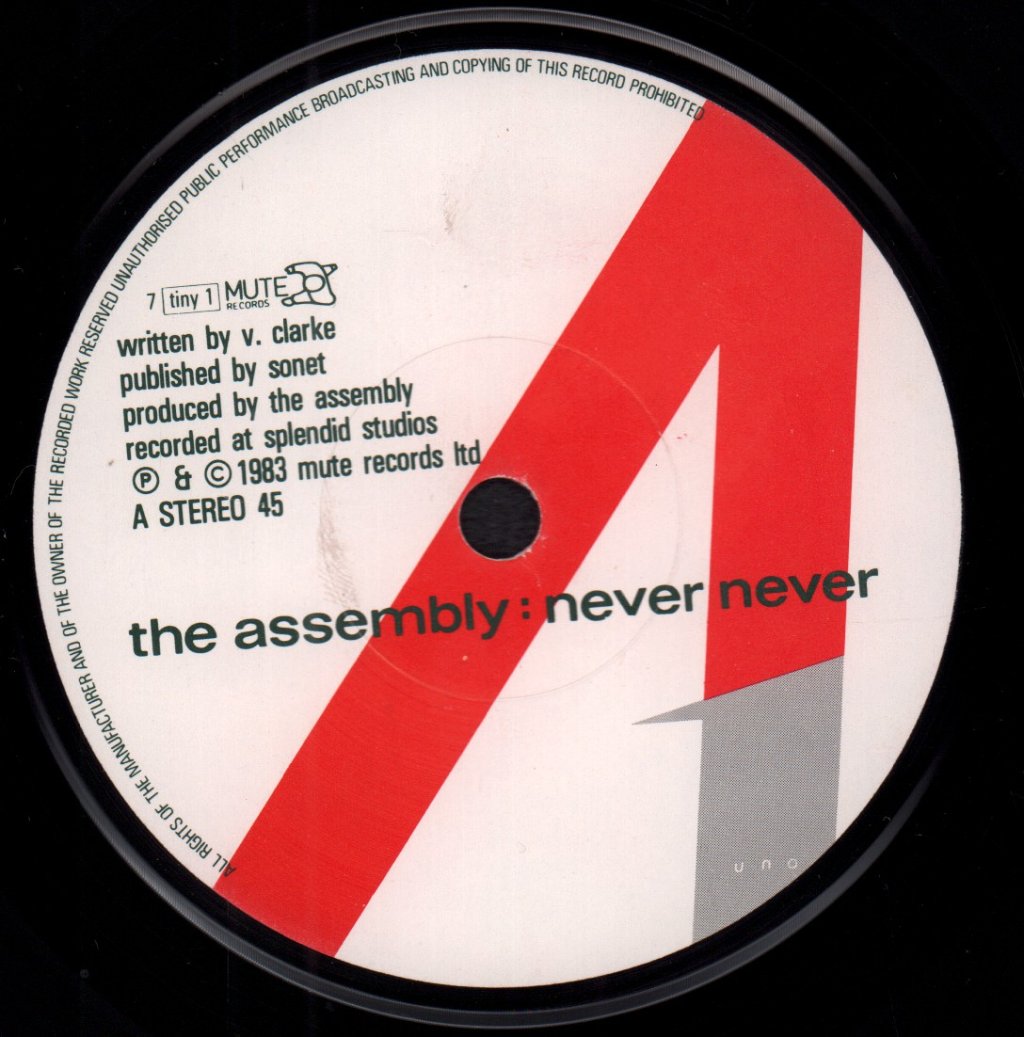 Assembly - Never Never - 7 Inch