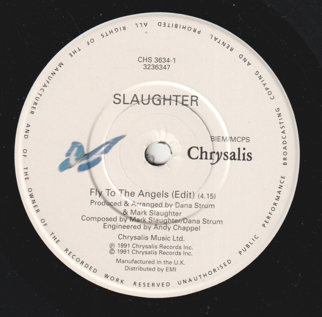 Slaughter (Rock/Metal Group) - Fly To The Angels - 7 Inch