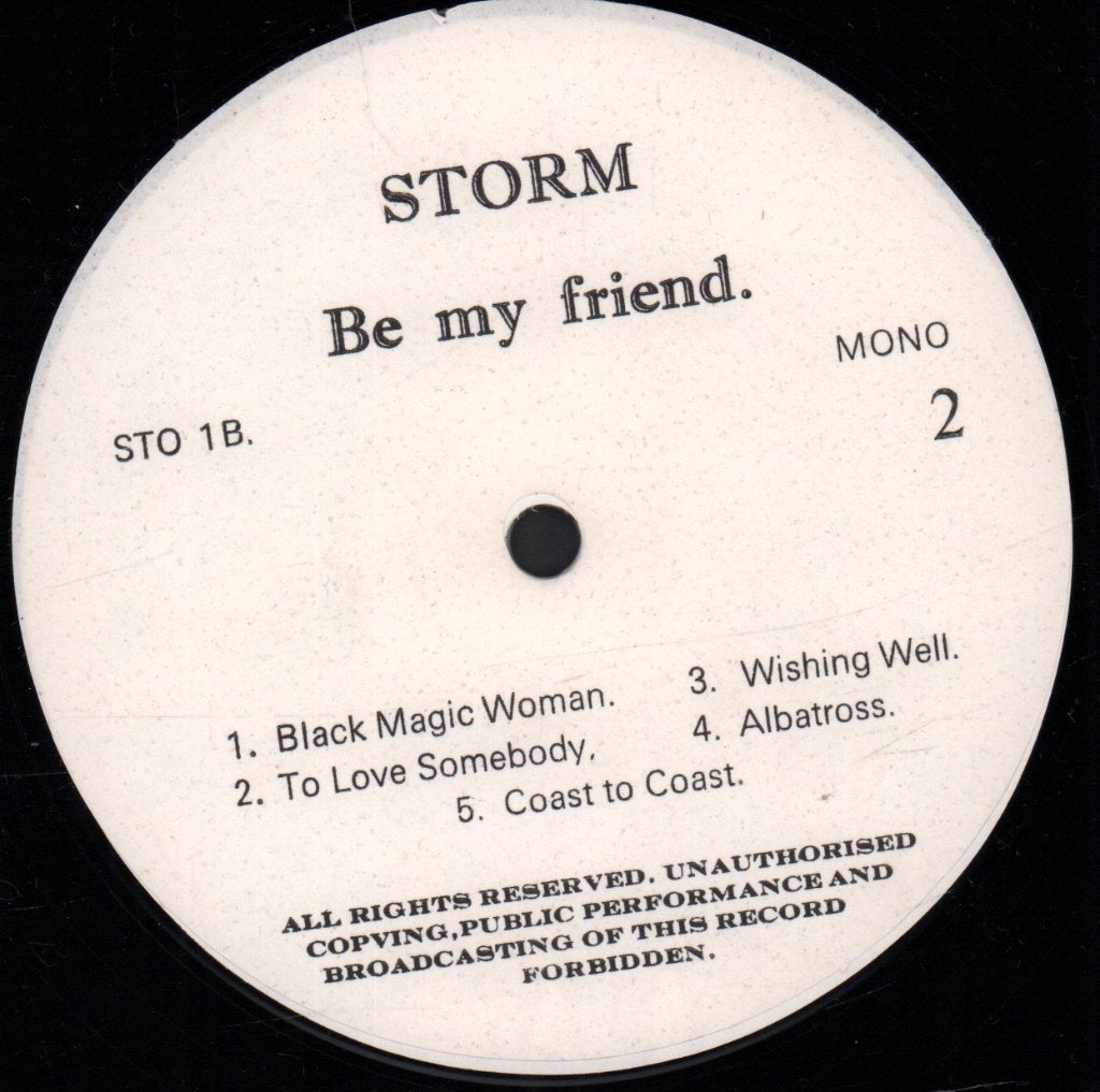 storm (cyprus group) - Be My Friend - Lp