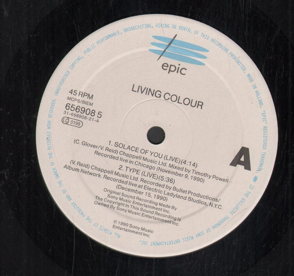 Living Colour - Solace Of You - 12 Inch
