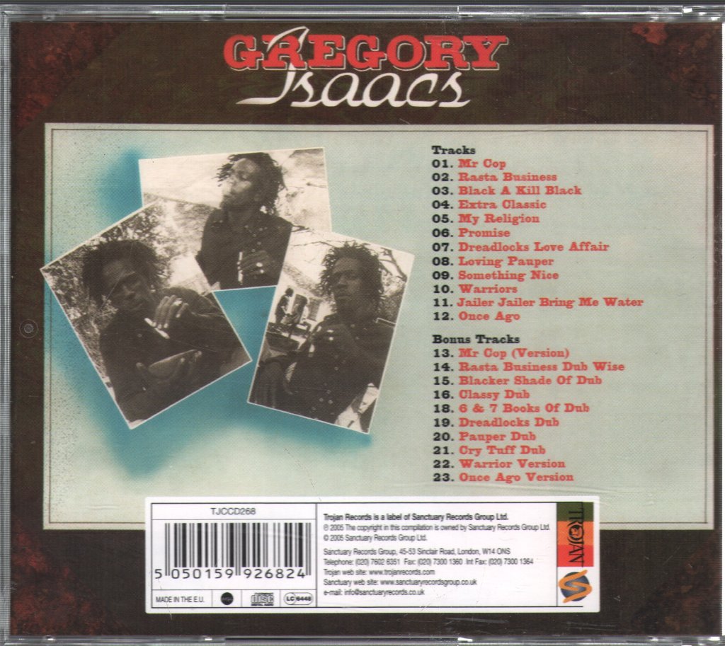 Gregory Isaacs - Extra Classic - Cd
