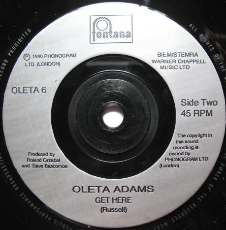 Oleta Adams - I Just Had To Hear Your Voice - 7 Inch