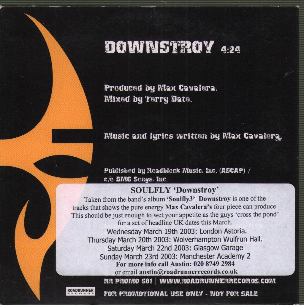 Soulfly - Downstroy - Cd