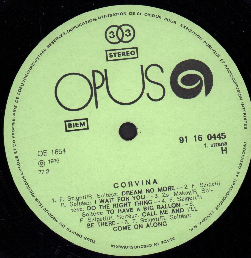 Corvina - Corvina - Lp