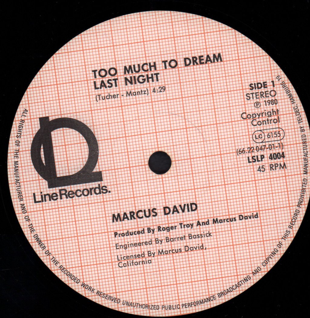 Marcus David - Greatest Hits - Lp