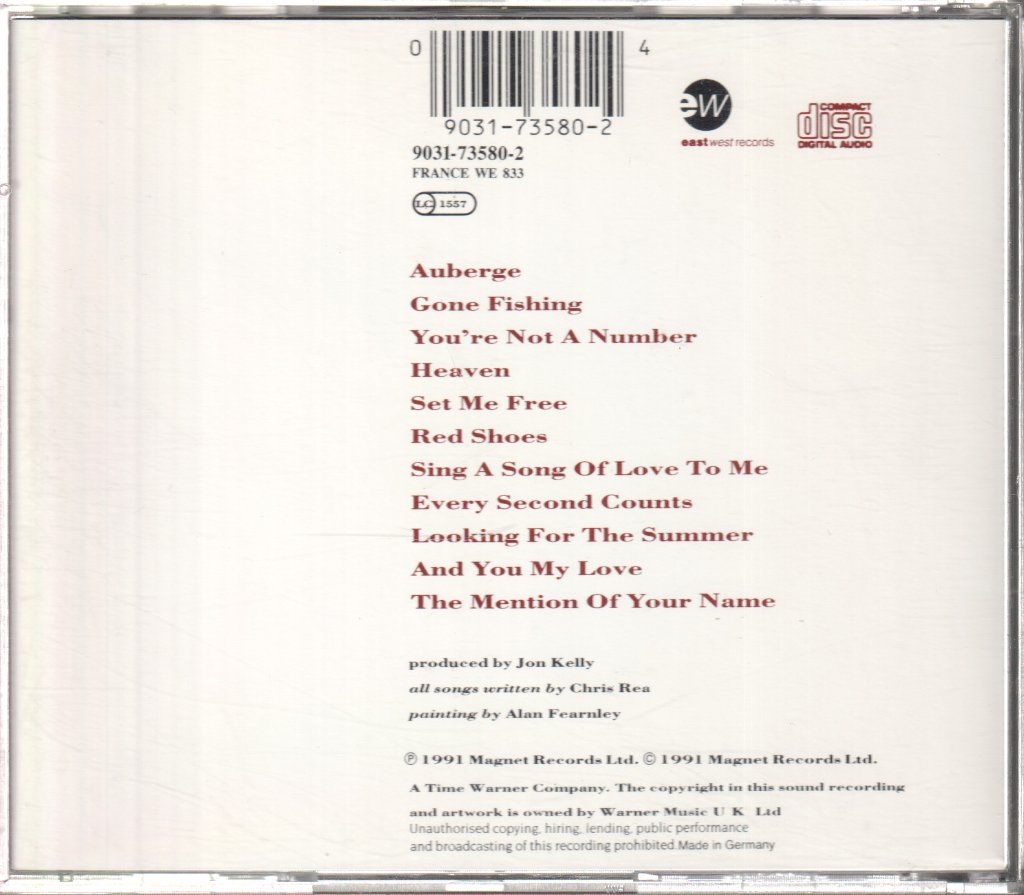 Chris Rea - Auberge - Cd