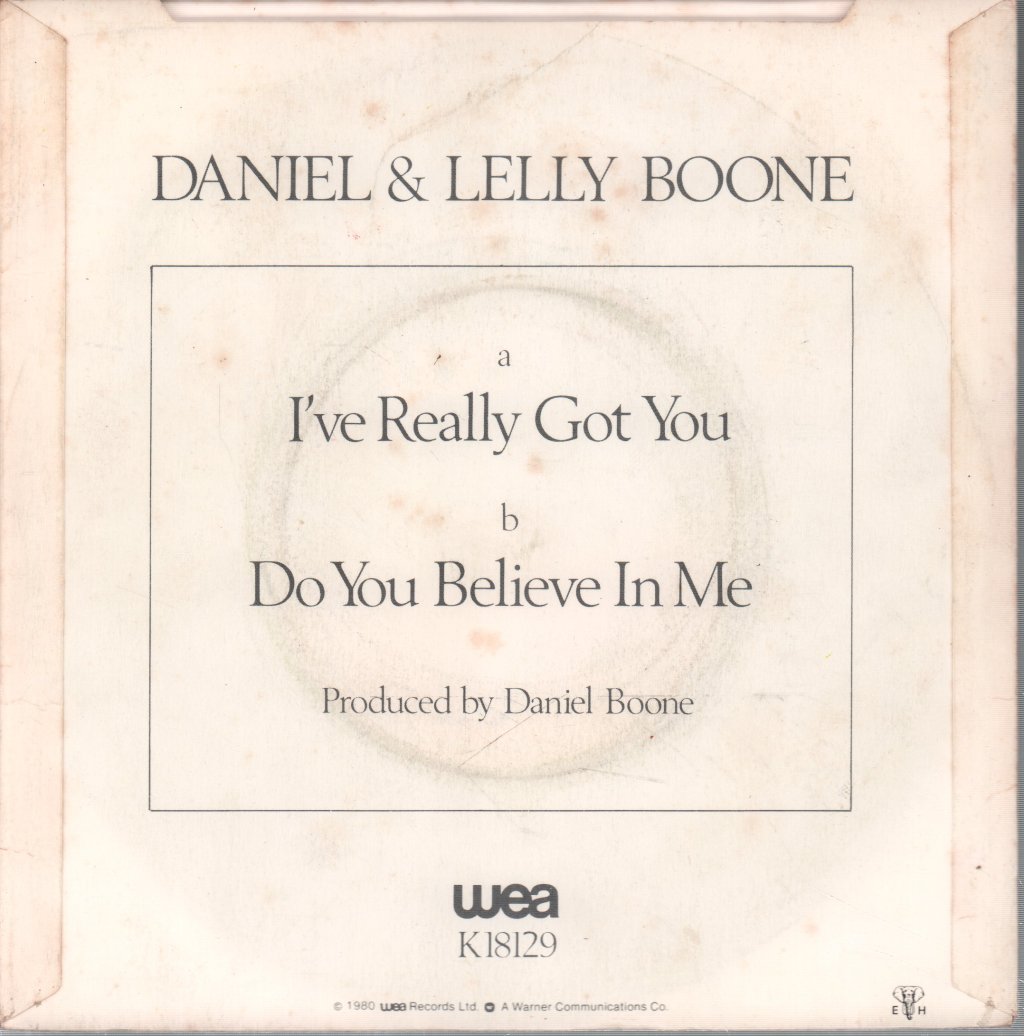 Daniel And Lelly Boone - I've Really Got You - 7 Inch