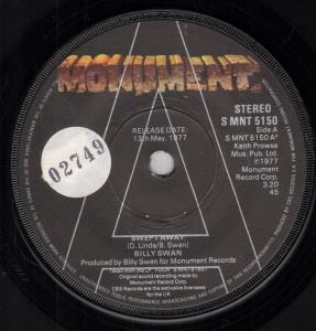 Billy Swan - Swept Away - 7 Inch
