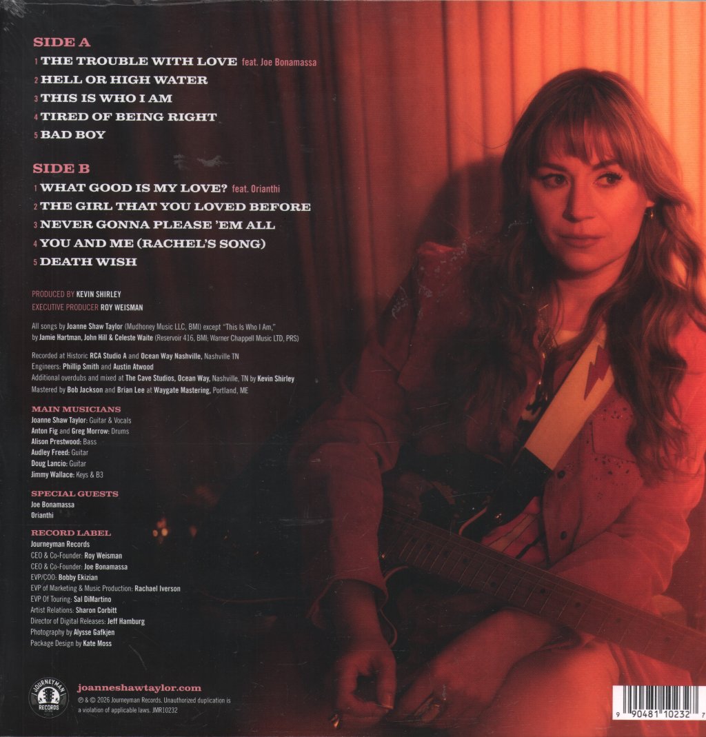 Joanne Shaw Taylor - Trouble With Love - Lp