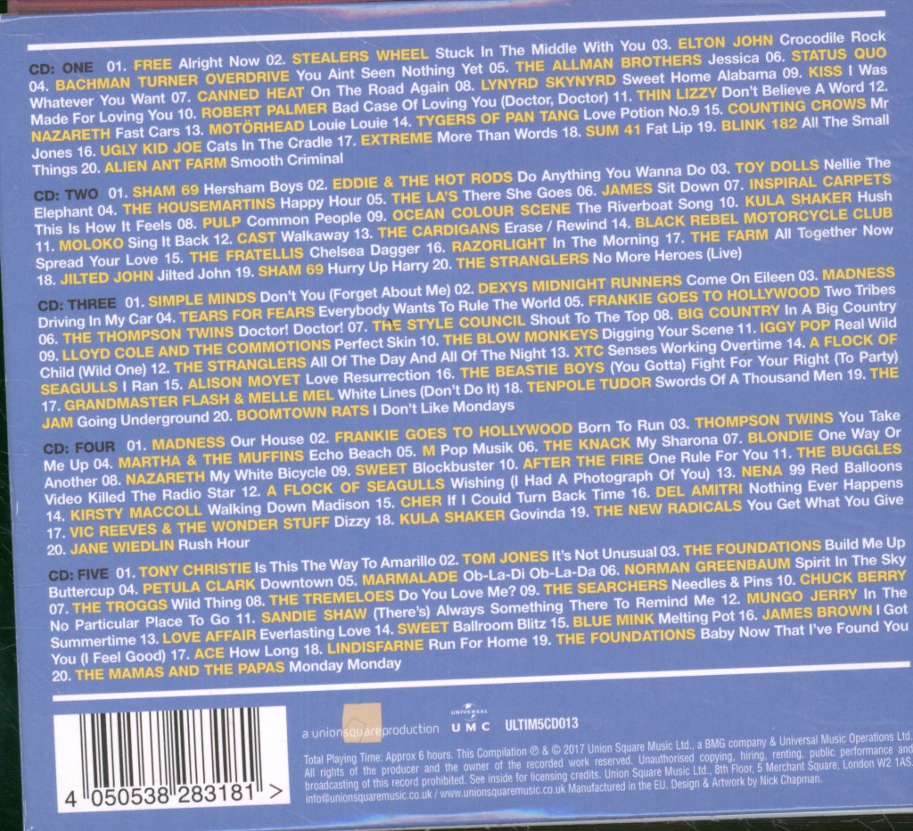 Various Artists - Driving Songs (The Ultimate Collection) - Cd Set