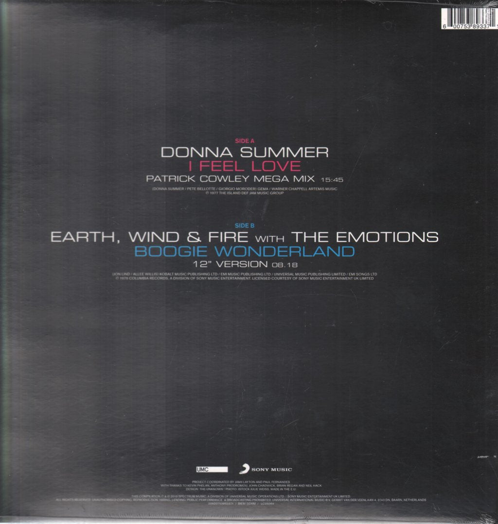 Donna Summer/Earth, Wind And Fire With The Emotions - I Feel Love / Boogie Wonderland - 12 Inch