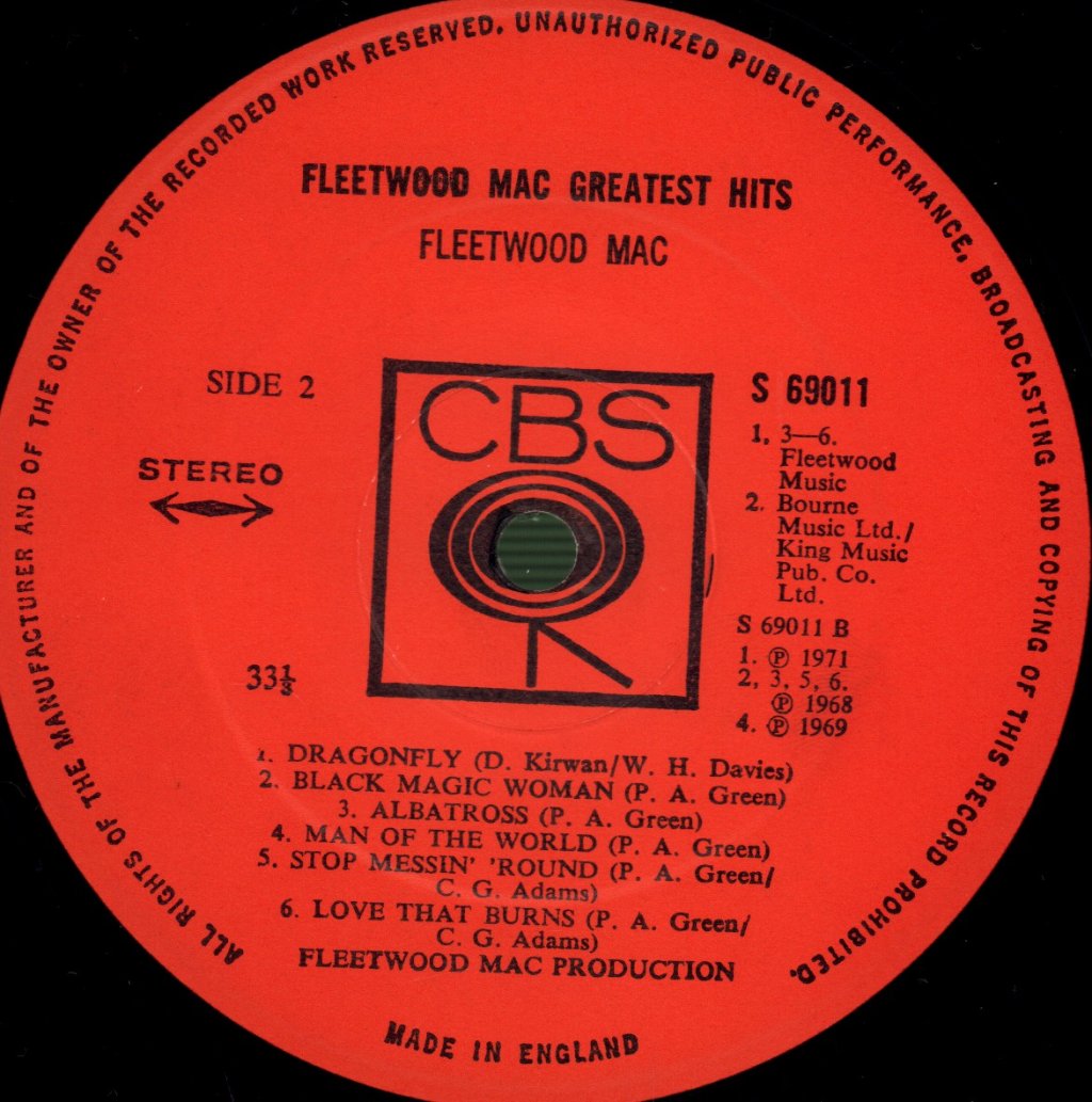 Fleetwood Mac - Greatest Hits - Lp