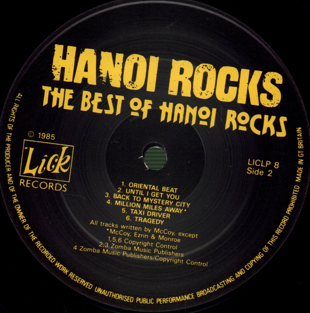 Hanoi Rocks - Best Of Hanoi Rocks - Lp