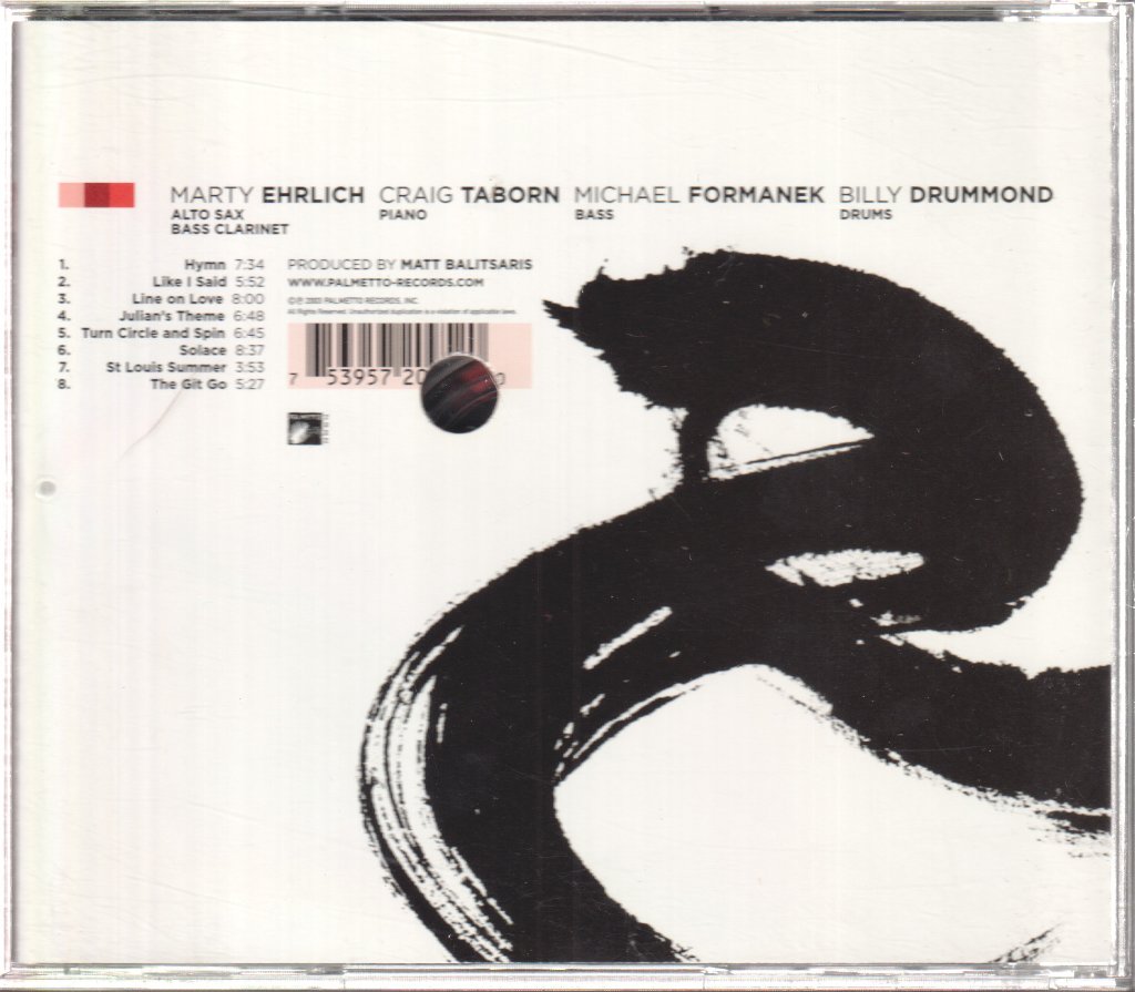 Marty Ehrlich - Line On Love - Cd