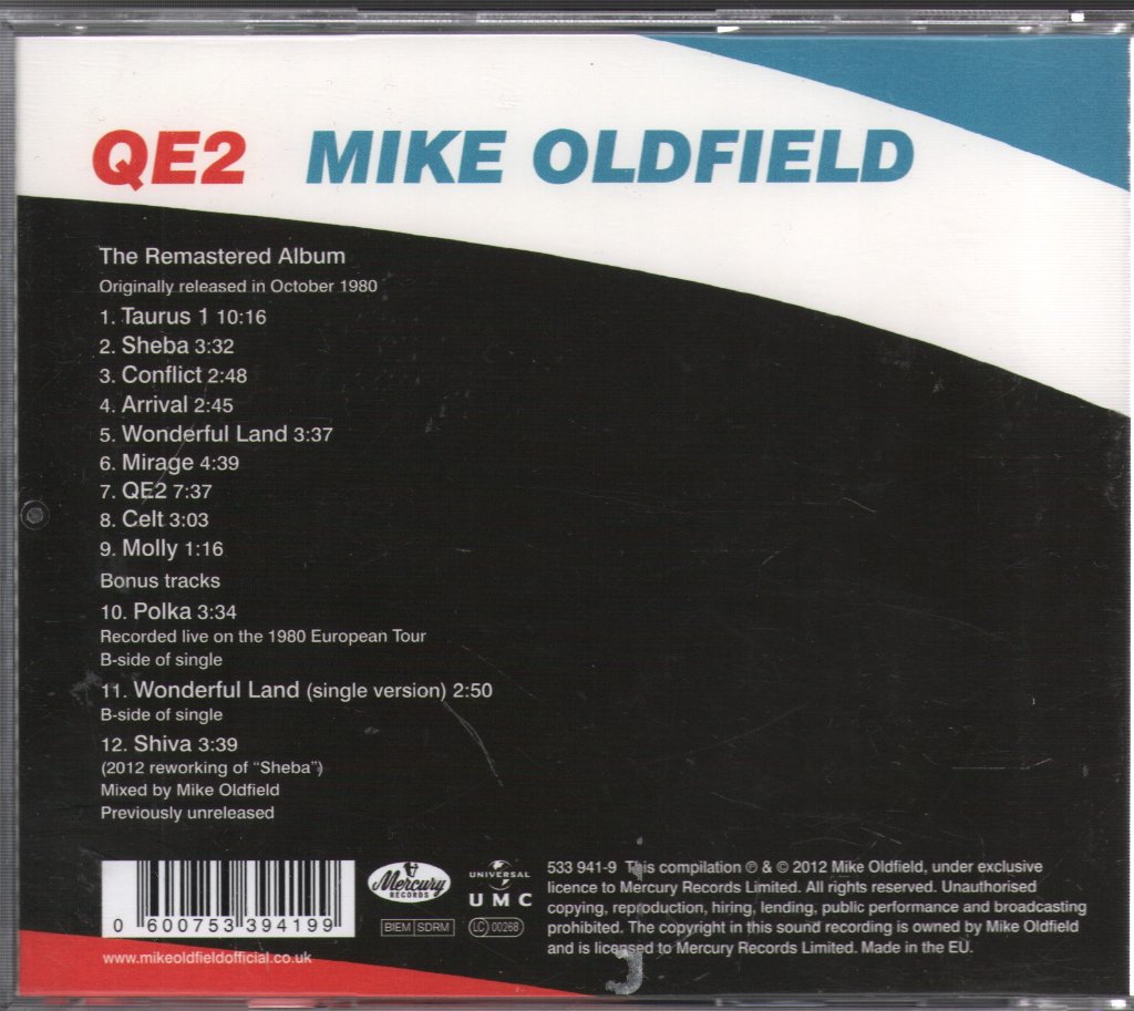 Mike Oldfield - QE2 - Cd