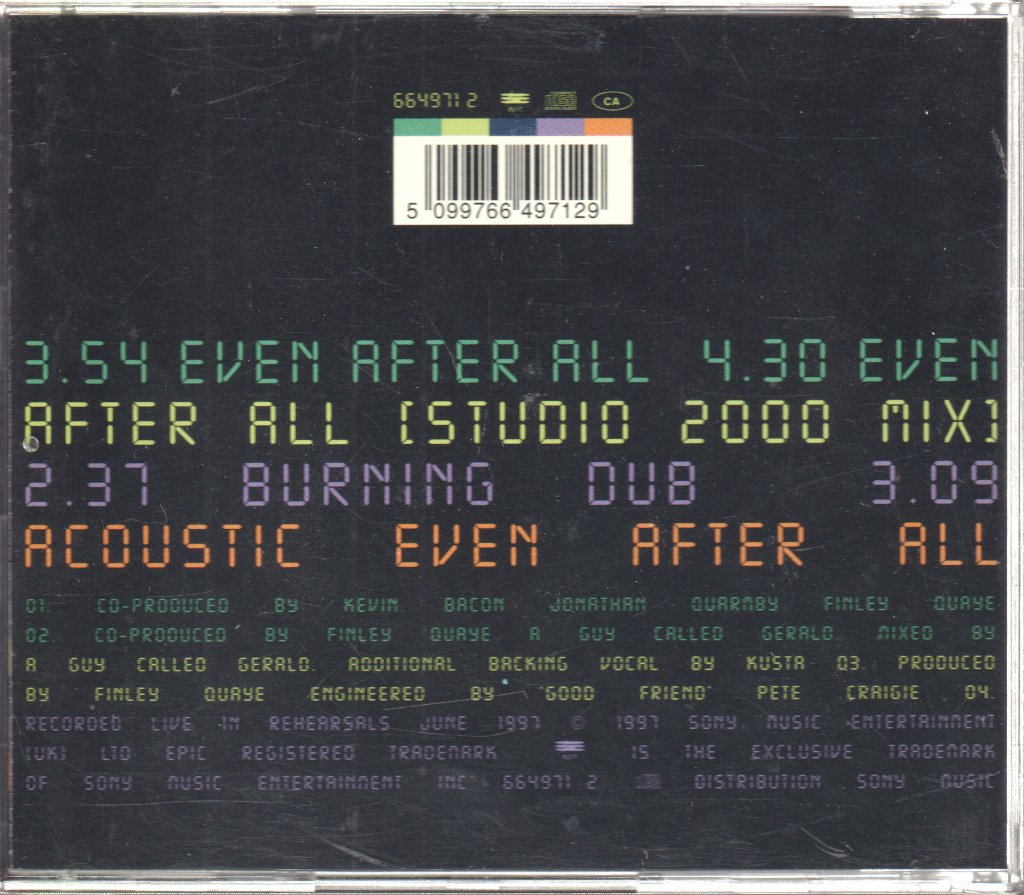 Finley Quaye - Even After All - Cd