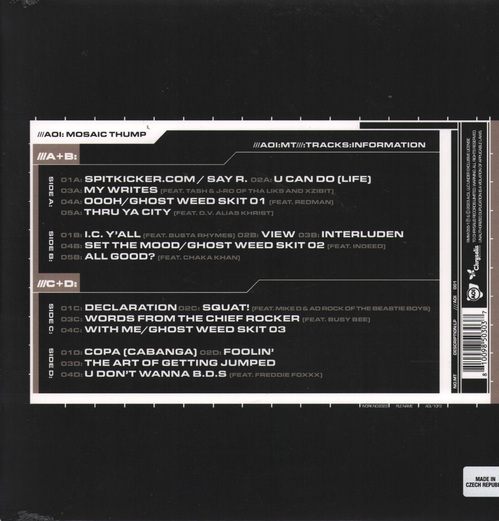 De La Soul - Art Official Intelligence: Mosaic Thump - Lp