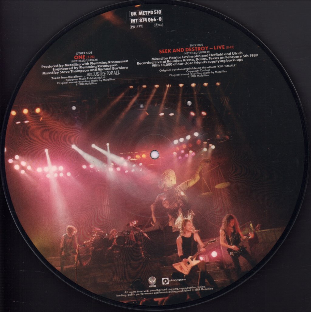 Metallica - One - 10 Inch
