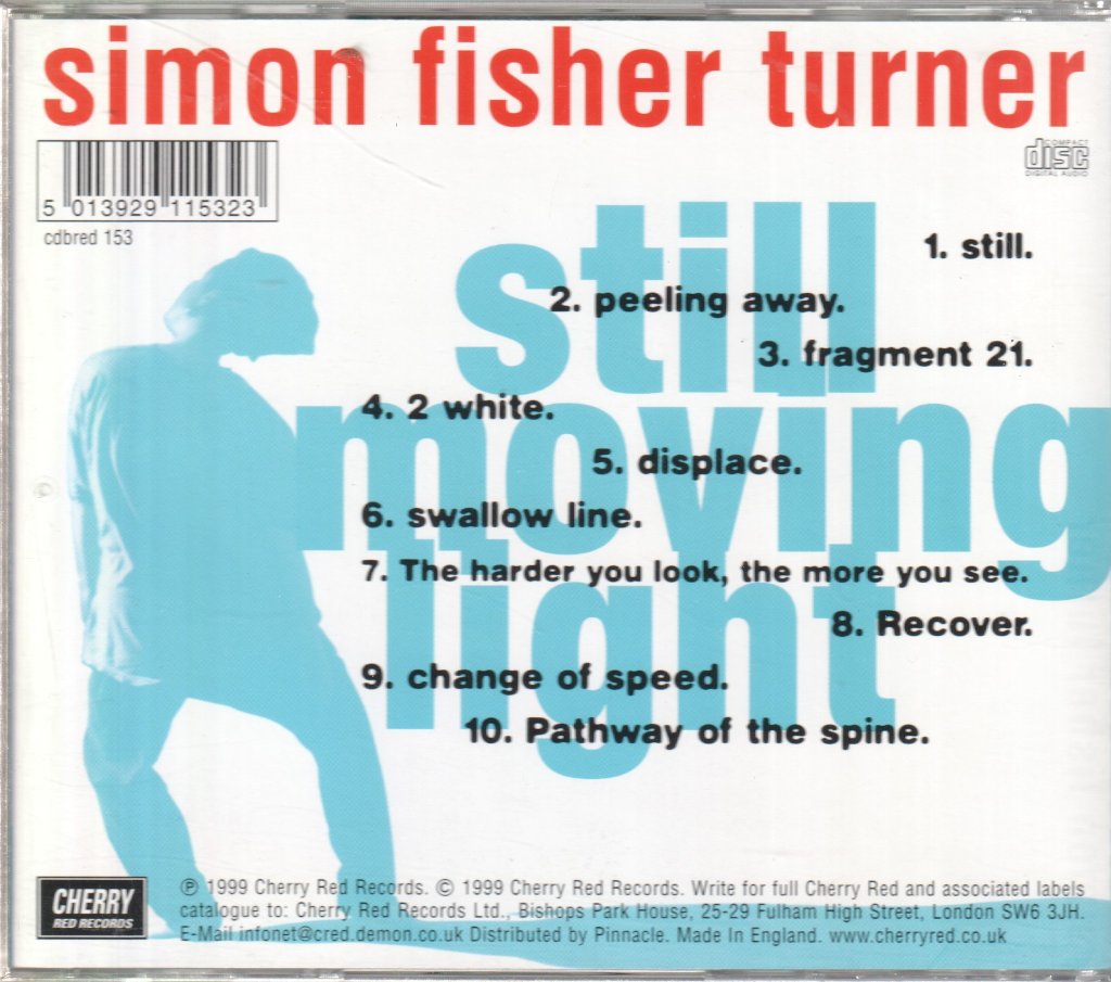 Simon Fisher Turner - Still Moving Light - Cd