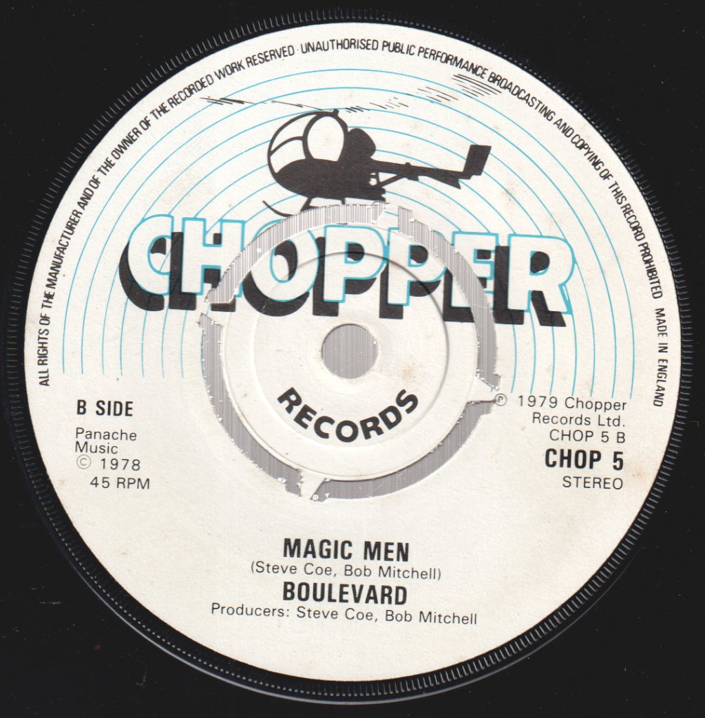Boulevard (70'S Artist) - Magic Man - 7 Inch