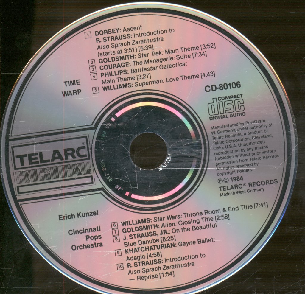 Erich Kunzel / Cincinnati Pops Orchestra - Time Warp - Cd