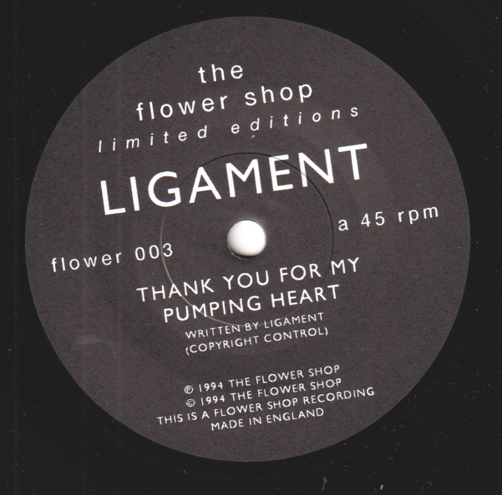 Ligament - Thank You For My Pumping Heart - 7 Inch
