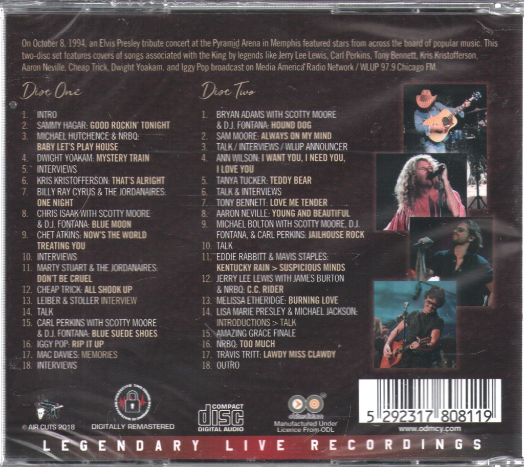Various Artists - Elvis Tribute Concert '94 - Double Cd