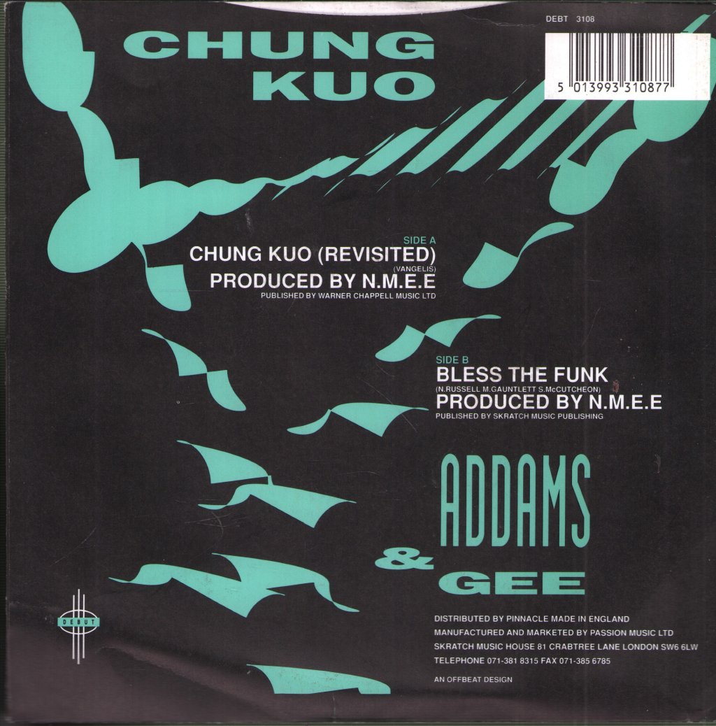 Addams And Gee - Chung Kuo - 7 Inch