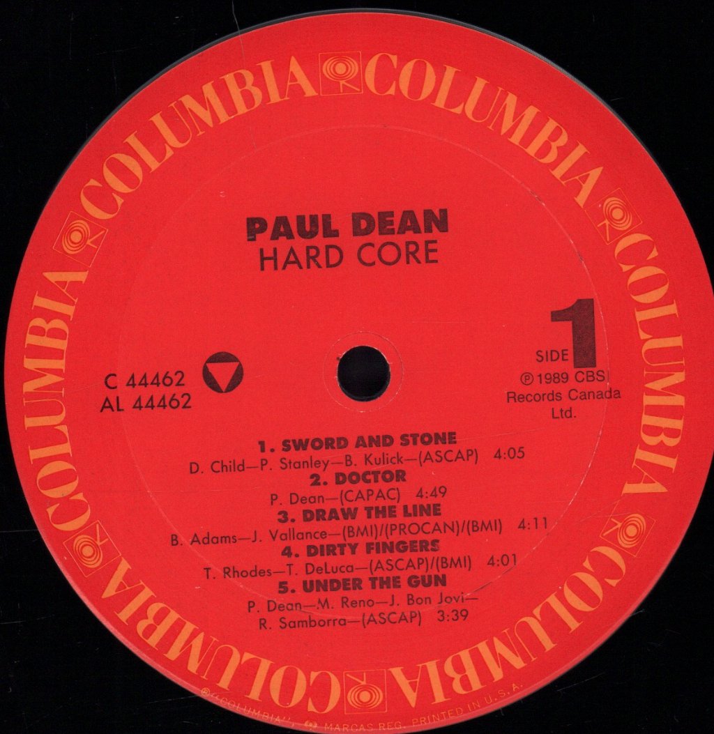 Paul Dean - Hard Core - Lp