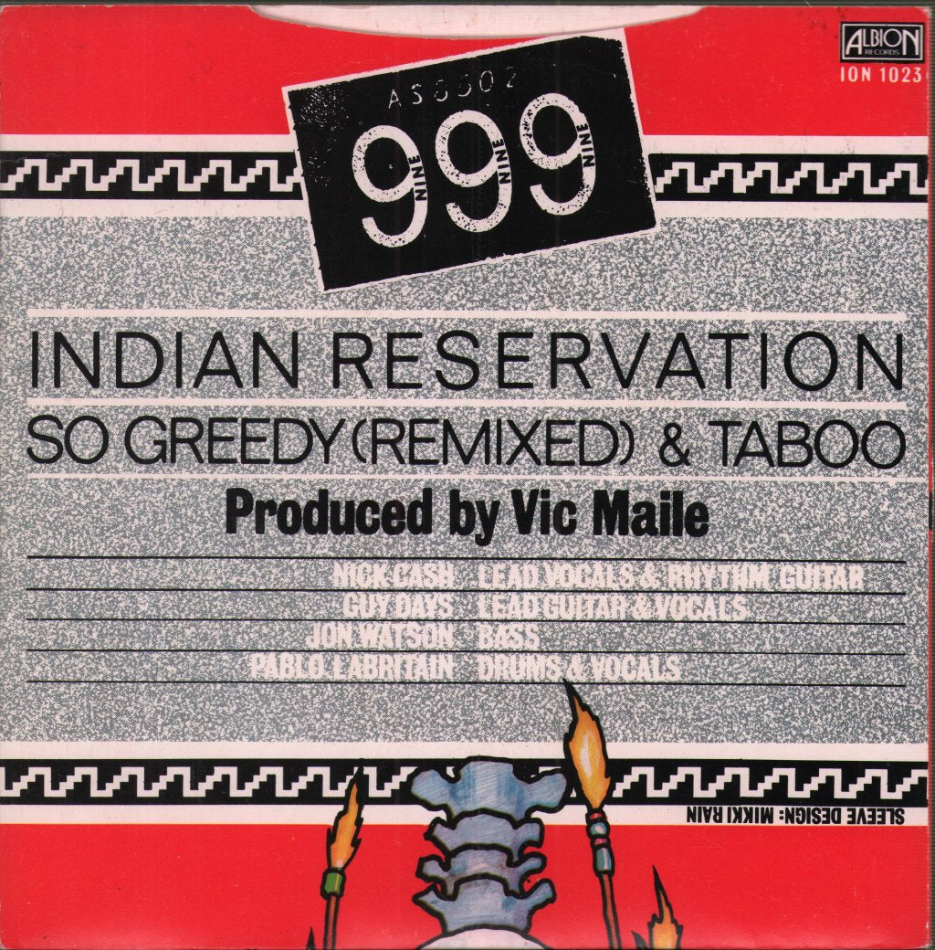 999 - Indian Reservation - 7 Inch