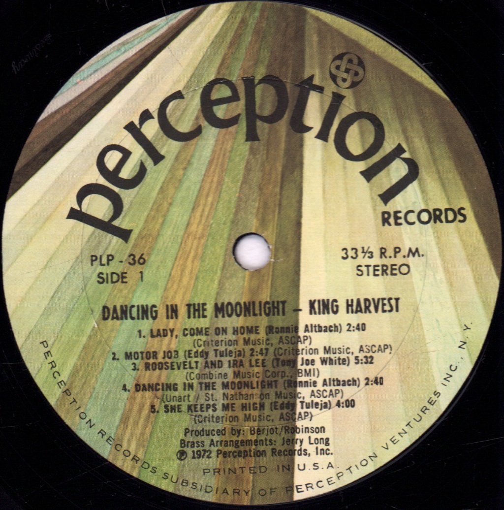 King Harvest - Dancing In The Moonlight - Lp