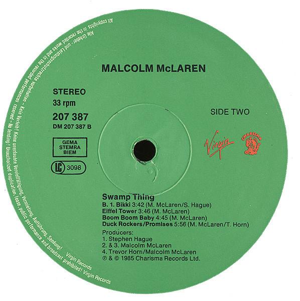 Malcolm McLaren - Swamp Thing - Lp