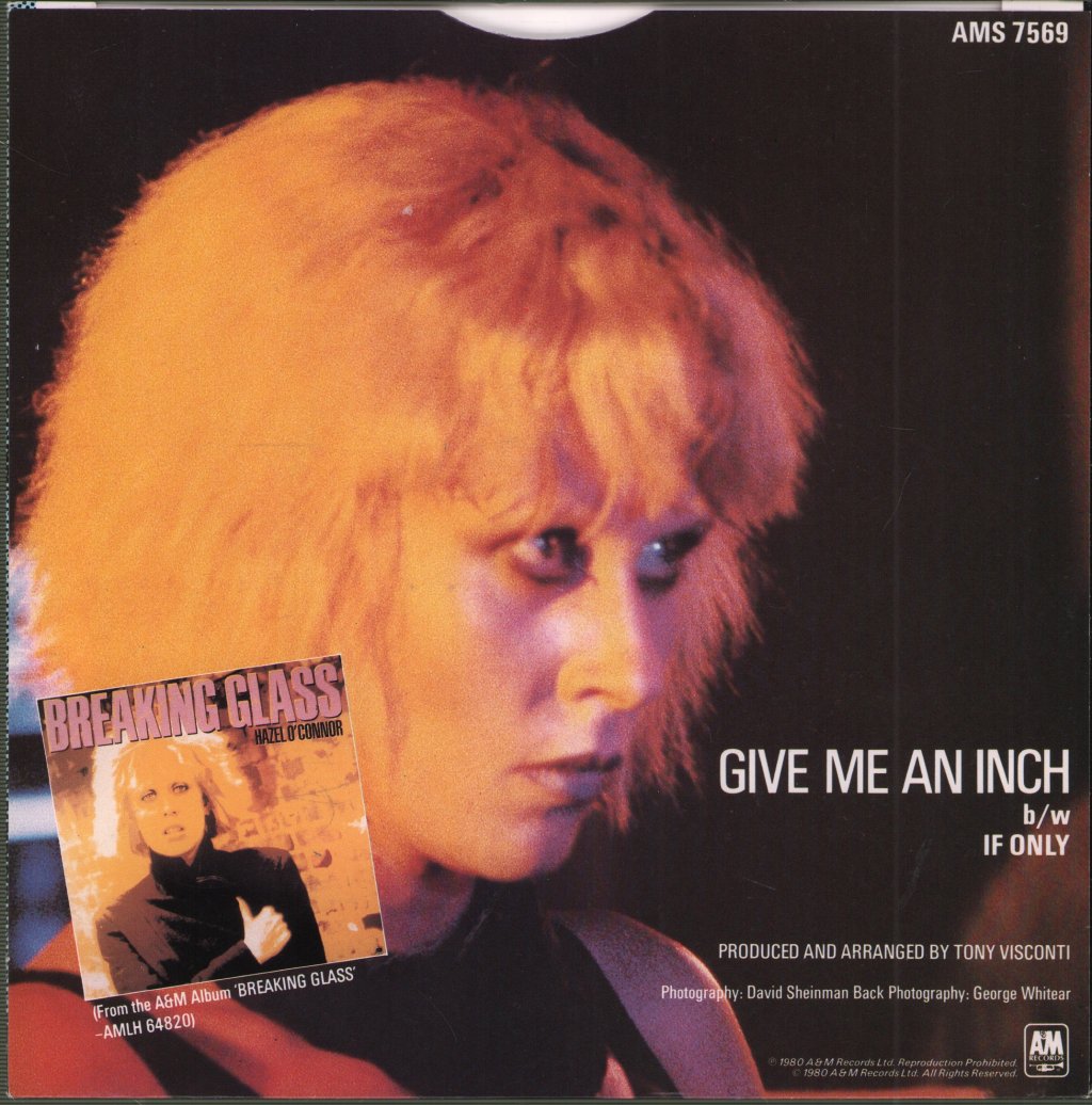 Hazel O'Connor - Give Me An Inch - 7 Inch