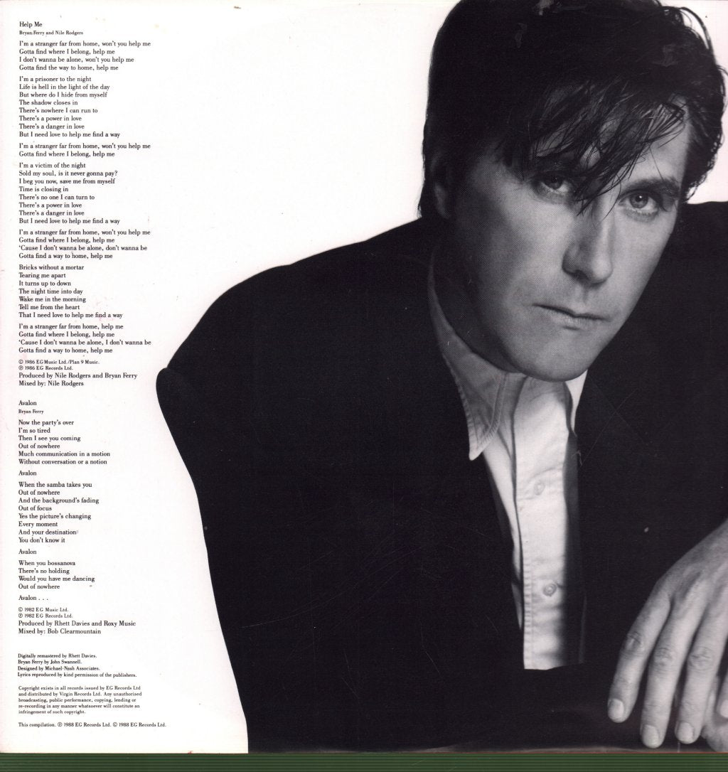 Bryan Ferry And Roxy Music - Ultimate Collection - Lp