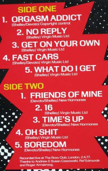 Buzzcocks - Live At The Roxy Club April '77 - Lp