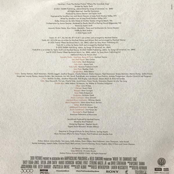 Mychael Danna - Where The Crawdads Sing (Original Motion Picture Soundtrack) - Lp