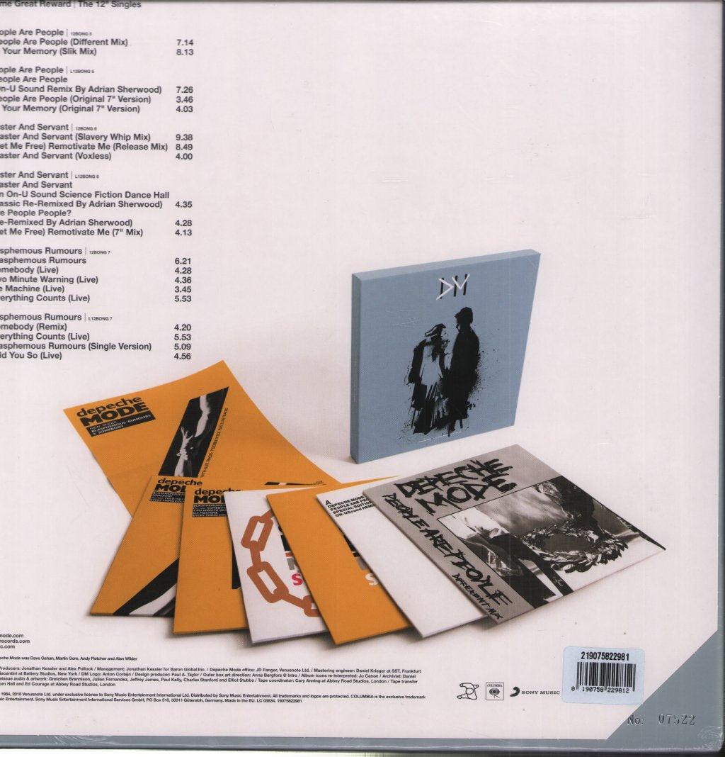 Depeche Mode - Some Great Reward | The 12" Singles - 12 Inch Set