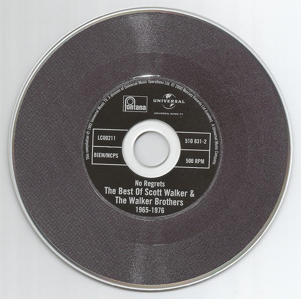 Scott Walker And The Walker Brothers - No Regrets (The Best Of Scott Walker And The Walker Brothers - 1965 - 1976) - Cd