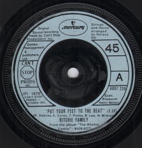 Ritchie Family - Put Your Feet To The Beat - 7 Inch