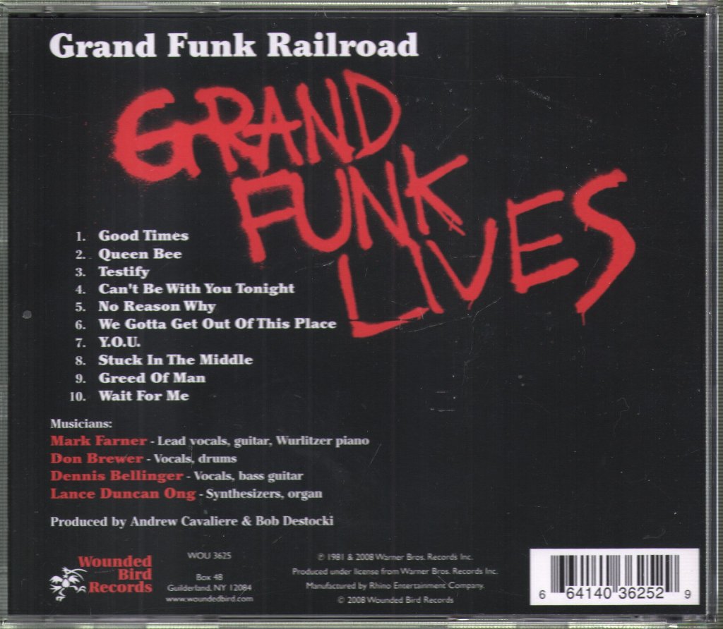 Grand Funk Railroad - Grand Funk Lives - Cd
