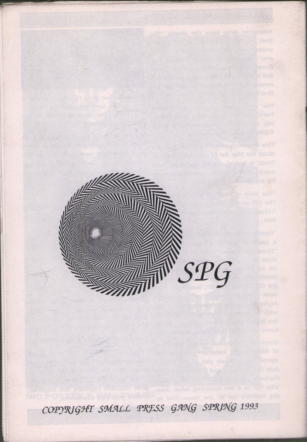 Van Der Graaf Generator - Soundbite Issue IV - Fanzine