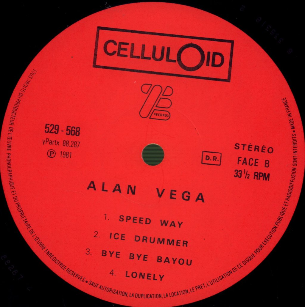 Alan Vega - Alan Vega - Lp