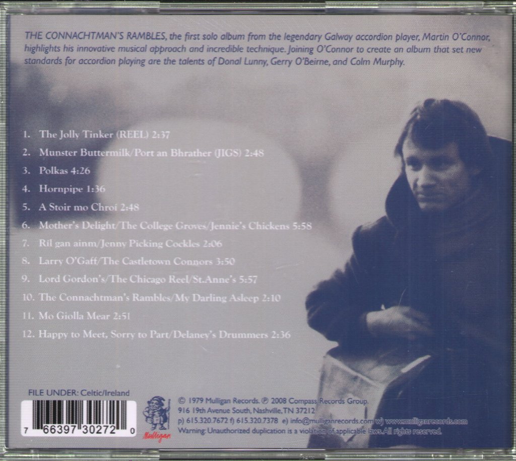 Martin O' Connor - Connachtman's Rambles - Cd