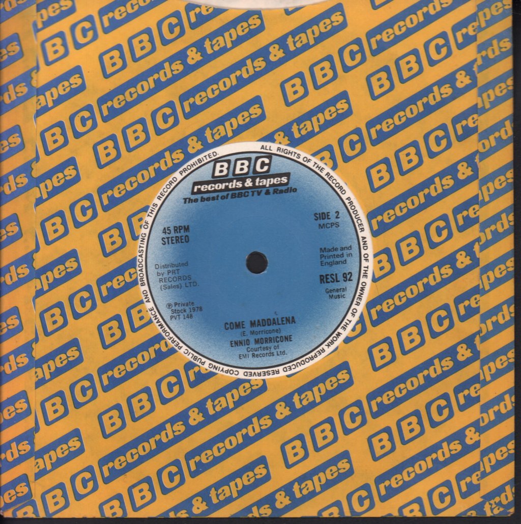 Ennio Morricone - Chi Mai - 7 Inch